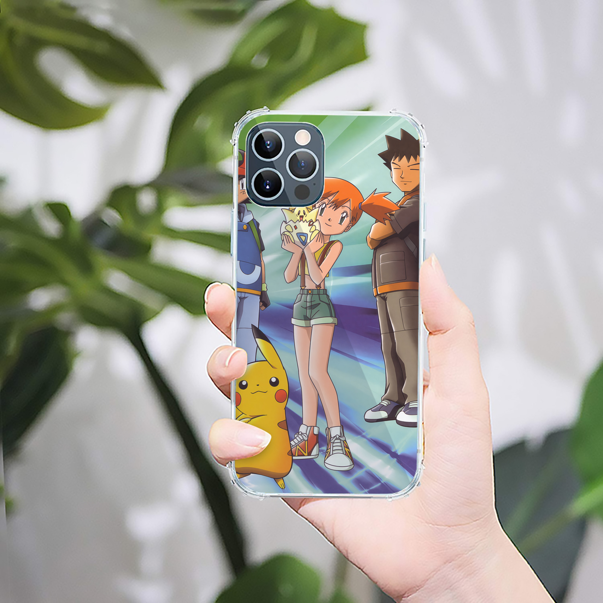 （画像用） ポケットモンスター Pokémon 【iPhone 12シリーズ対応】透明スマホケース（クリアソフトケース）